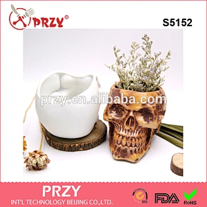 S5152 Skeleton silicone vase mold silicone planter mold silicone concrete molds