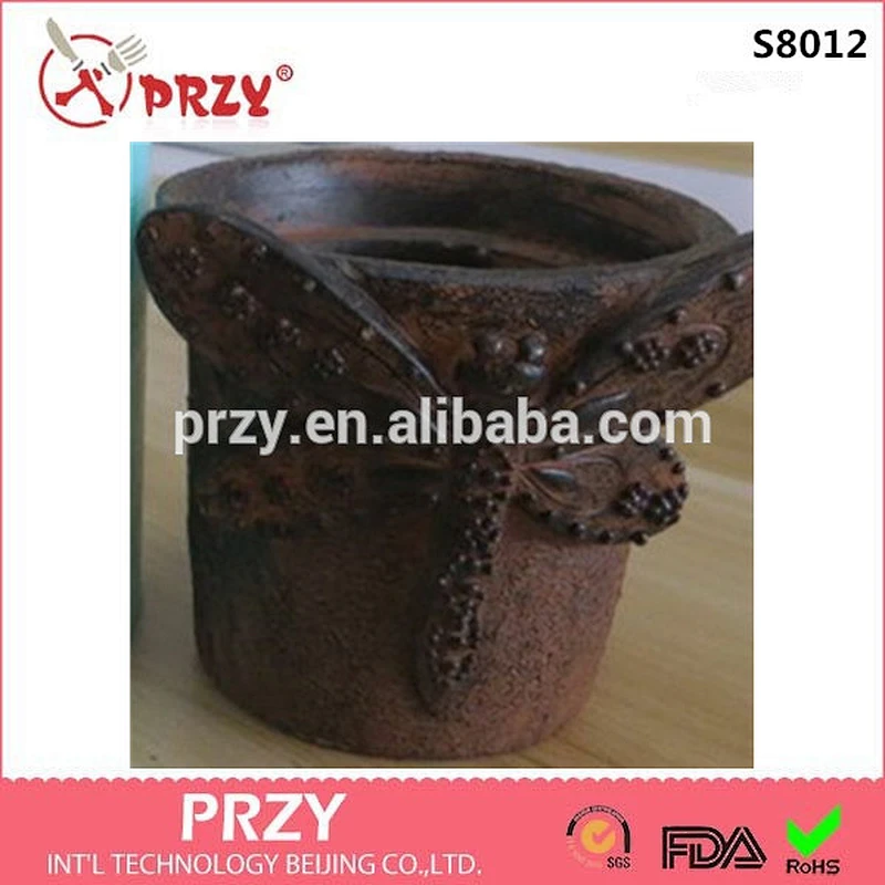 Creative dragonfly pattern Silicone vase molds concrete 3d candle pot silicone Mould
