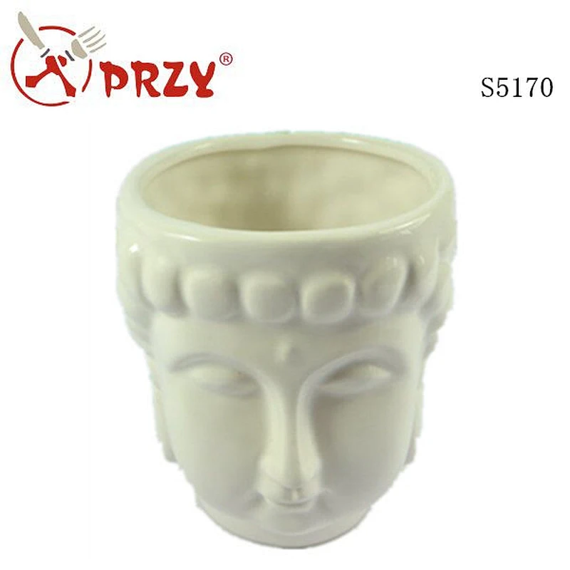 Buddha crafts Silicone vase concrete Planter Mold creative Silicone concrete flower Pots Molds for good sale