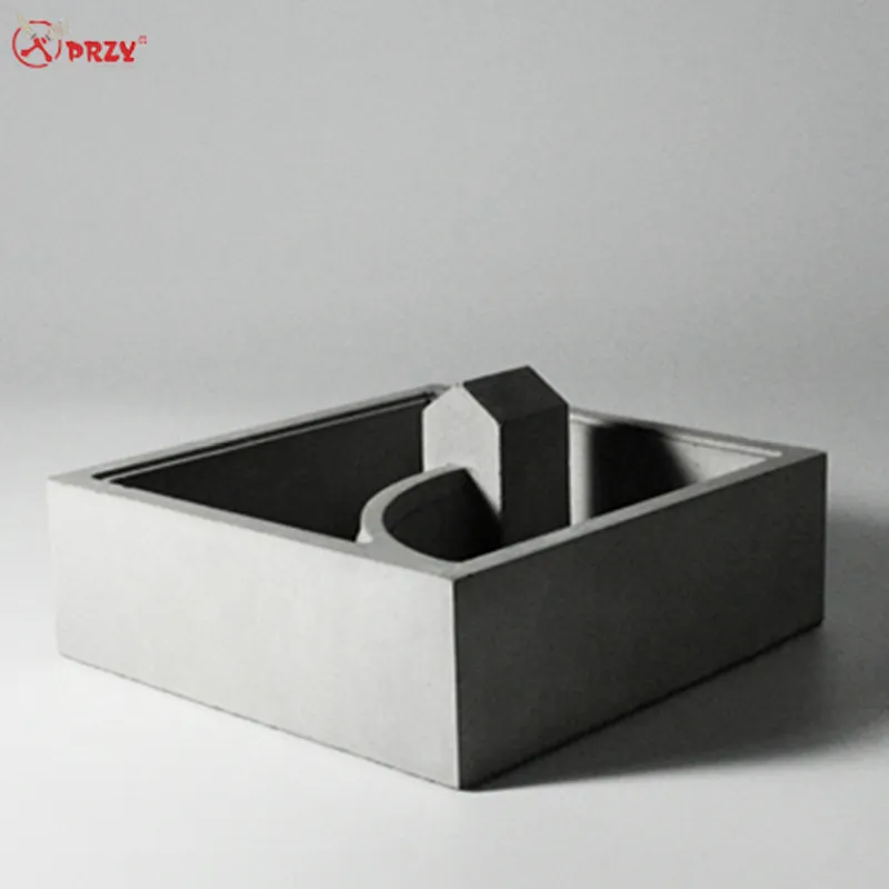 Przy concrete Silicone Mold muti-meat flower pots molds cement vase silicone Moulds