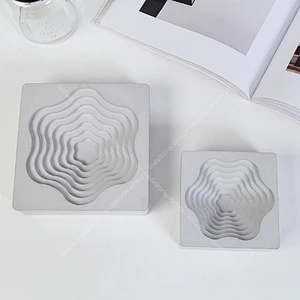 New Cement storage Mould Home ashtray decoration Molds Concrete planter silicone molds