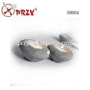 S9004 silicone mold Concrete molds apple candlestick home crafts decorations cement holder mold