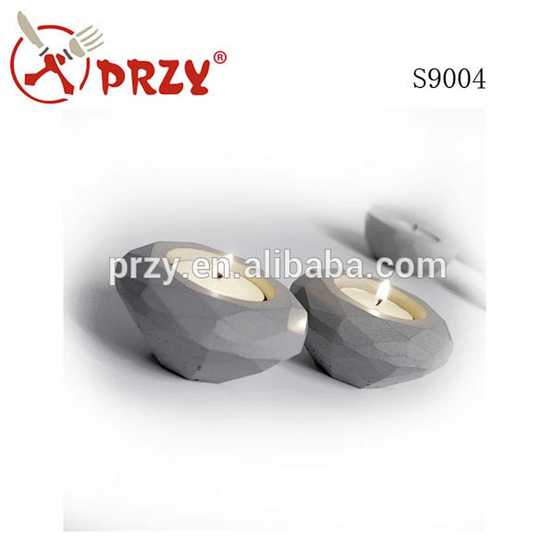 S9004 silicone mold Concrete molds apple candlestick home crafts decorations cement holder mold