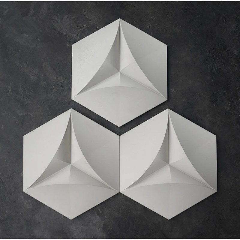 3D decorative Tile cement wall brick Mold Silica concrete board wall paste Silicone molds
