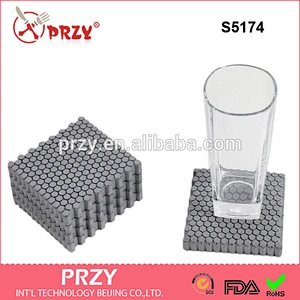 S5174 honeycomb Coaster cement silicone molds 3D silicone mold for concrete silicone moulds for wholesale