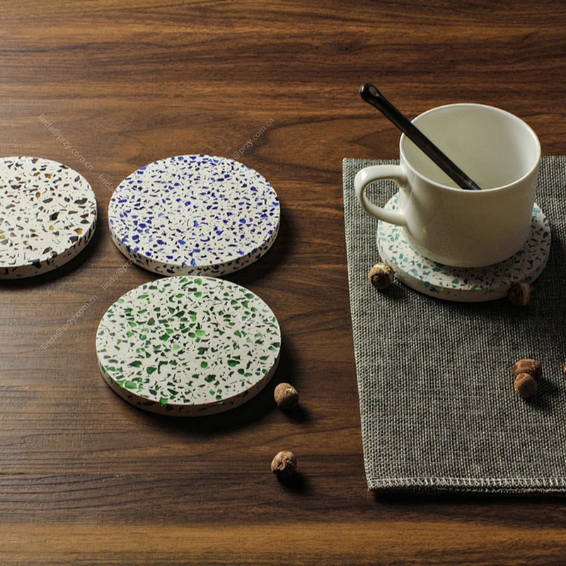 2018 new Silicone coaster mold Teacup mat molds silicone concrete mould