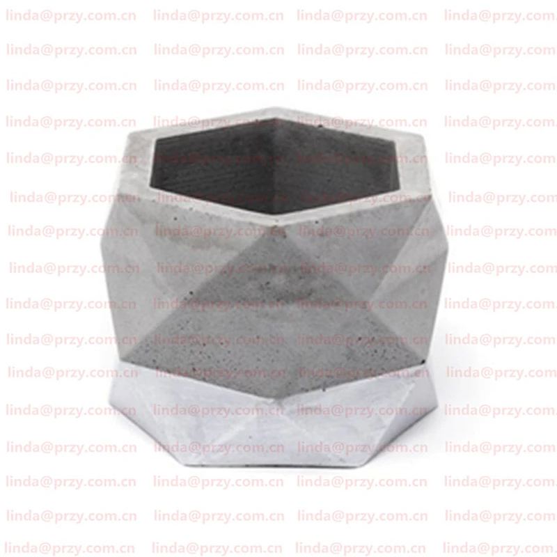 Geometric concrete planter molds Cement flower pot decoration Mold silicone
