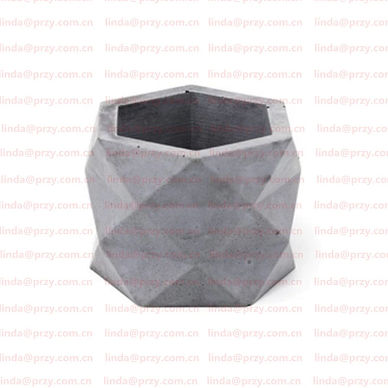 Geometric concrete planter molds Cement flower pot decoration Mold silicone