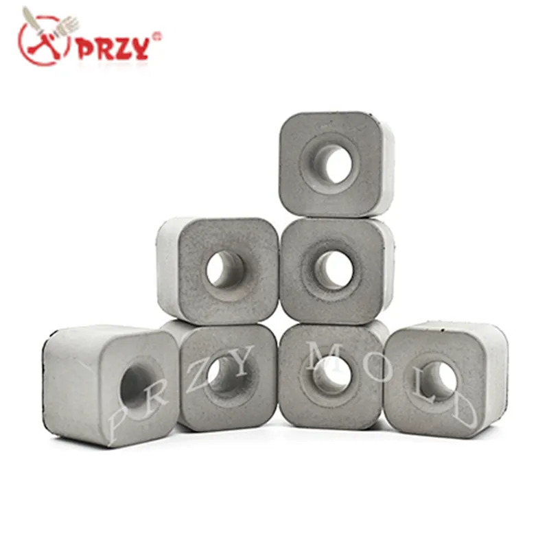 Mini cement toothbrush holder molds silicone concrete life supplies pen holders silicone mould