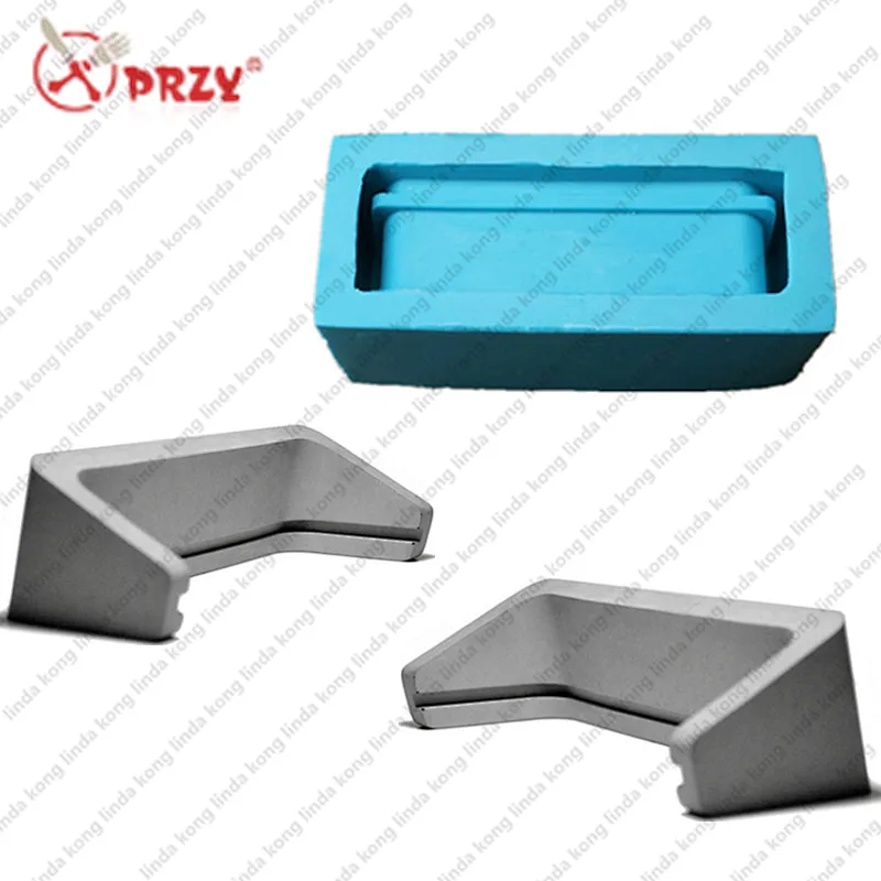 New design 2018 Cement frame mold silicone Concrete business card holder silicone molds