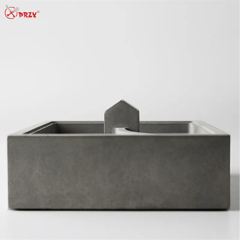 Przy concrete Silicone Mold muti-meat flower pots molds cement vase silicone Moulds