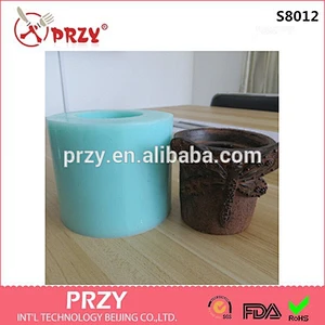 Creative dragonfly pattern Silicone vase molds concrete 3d candle pot silicone Mould