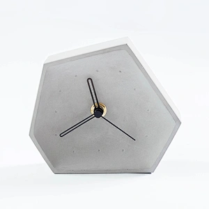S9097 Creative cement clock silicone molds Desk ornaments molds DIY silicone concrete craft molds