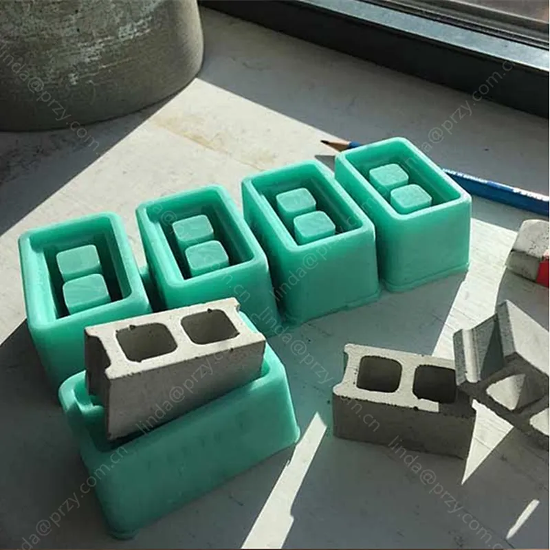 New design Concrete pen holder silicone mold 3D Desktop office Cement ornaments Molds