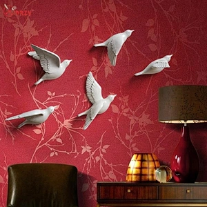 S8257 resin flying pigeon ornaments mold home background wall 3D decoration silicone molds