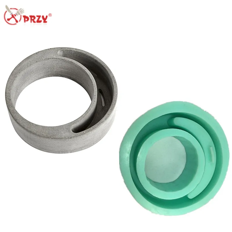 2017 New Cement flower pots Craft molds Silicone Centrifugal circle Concrete Vase Decorations Mold