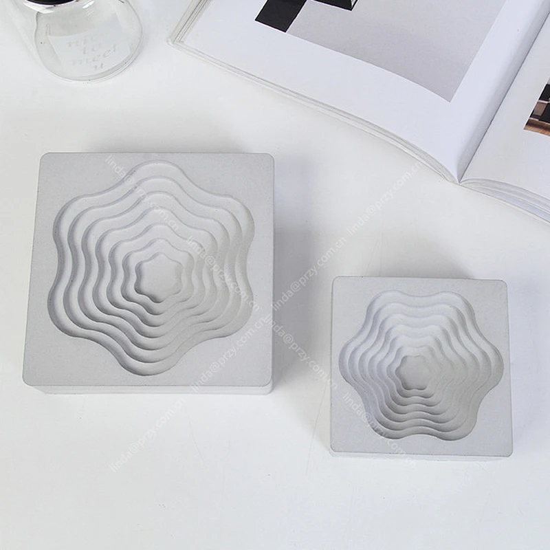 New Cement storage Mould Home ashtray decoration Molds Concrete planter silicone molds