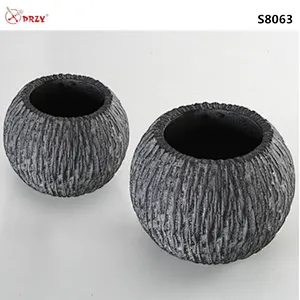 2017 new simple Concrete planter Craft mold silicone handmade concrete flower pot mould silicone PRZY