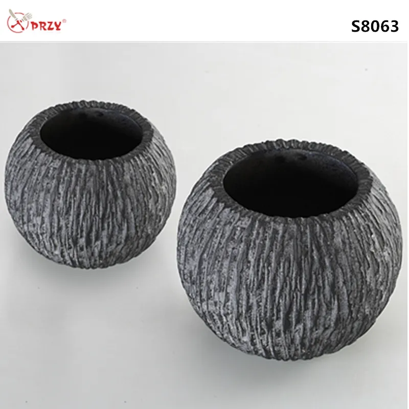 2017 new simple Concrete planter Craft mold silicone handmade concrete flower pot mould silicone PRZY