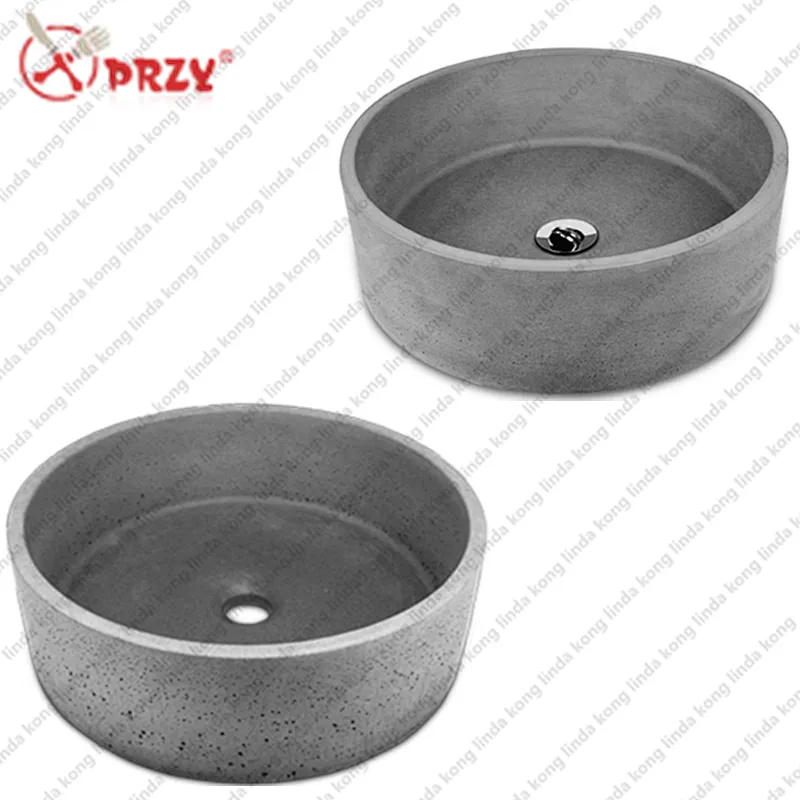 2018 new Retro silicone Concrete life washbasin mold Cement Bathroom basin silicone molds