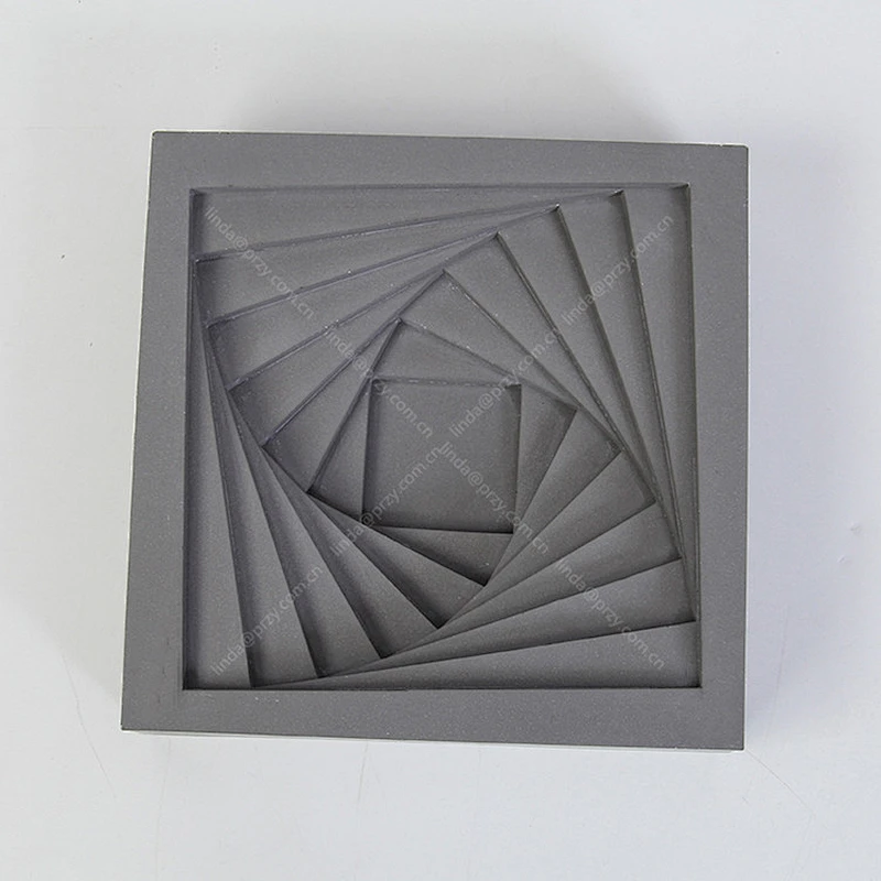 Square ladder concrete tray mould Ashtray silicone mold Home cement flower decoration molds