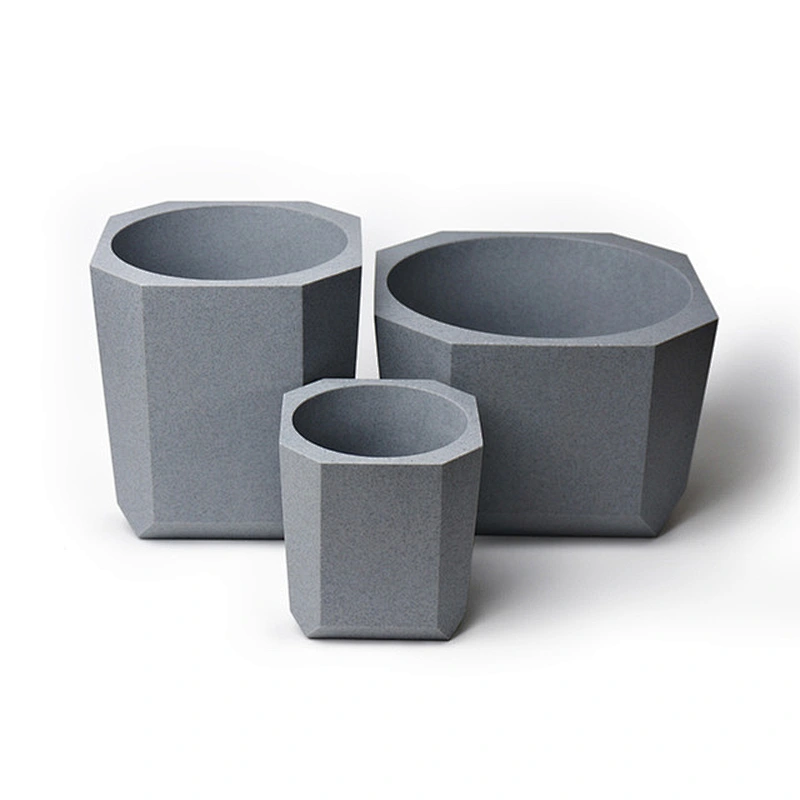 S9198 silicone gardenflower vase mold for concrete flower pot holder silicone molds