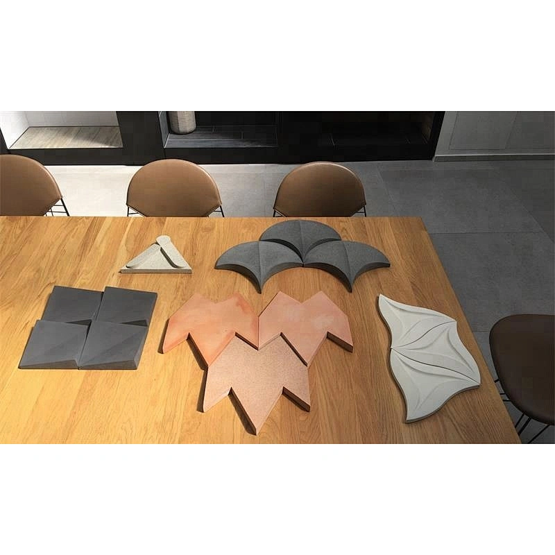 S9157 Multi designs concrete tile mold silicone wall brick molds Maple leave shaped brick mold