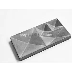 PRZY 2018 new cement Inverted Cone Decorative Tray silicone molds Jewelry Display Plates silicone Molds for Concrete