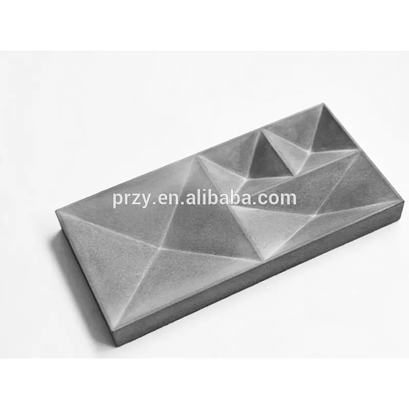 PRZY 2018 new cement Inverted Cone Decorative Tray silicone molds Jewelry Display Plates silicone Molds for Concrete