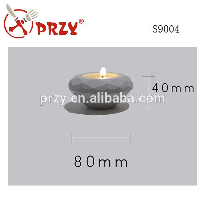 S9004 silicone mold Concrete molds apple candlestick home crafts decorations cement holder mold