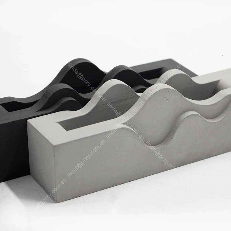 Concrete business card Holder Mold  phone holder silicone molds Cement stationery Pen Insert mold