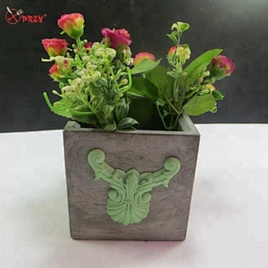 HP0007 Concrete Storage Pot molds fondant decorative 10cm Cement flower pots silicone Mold