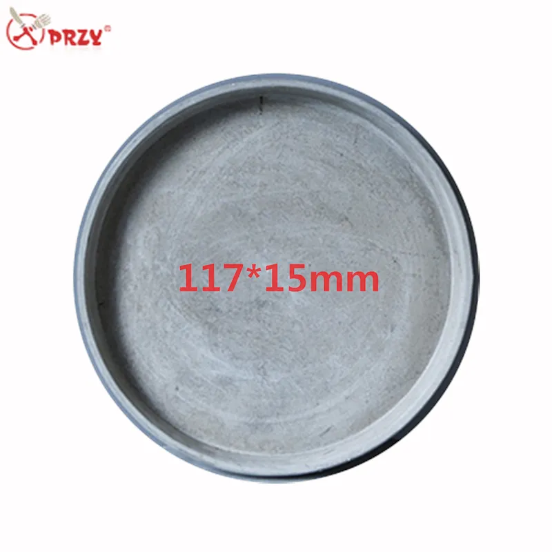 Concrete flower pot Mold silicone home Fruit flat disc Mould Round Cement multi - meat flower vase Molds
