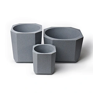 S9198 silicone gardenflower vase mold for concrete flower pot holder silicone molds