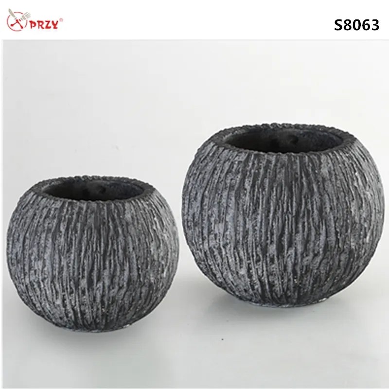 2017 new simple Concrete planter Craft mold silicone handmade concrete flower pot mould silicone PRZY