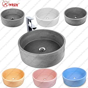 2018 new Retro silicone Concrete life washbasin mold Cement Bathroom basin silicone molds