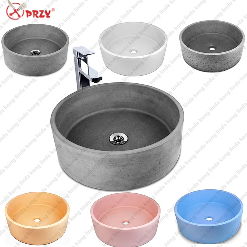 2018 new Retro silicone Concrete life washbasin mold Cement Bathroom basin silicone molds