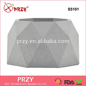 S5101 Polyhedron cement pots Cast Concrete Silicone Geometric Mold