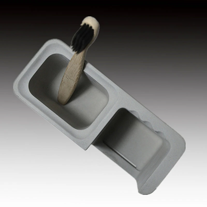 Cement Tooth cylinder molds silica concrete resin pen holder home decoration silicone Mold