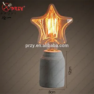 PRZY Noric retro Cement desk lamp mould concrete table lampshade silicone mold