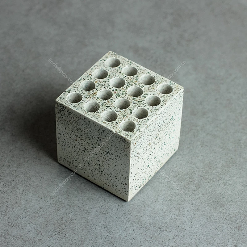 Concrete office stationery molds creative pen holder ornaments silicone mold Cement Pen Insertion mould