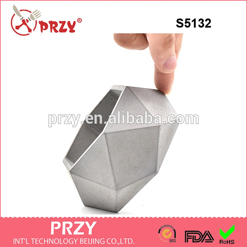 S5132 silicone concrete mold silicone geometric vase mold silicone molds for concrete