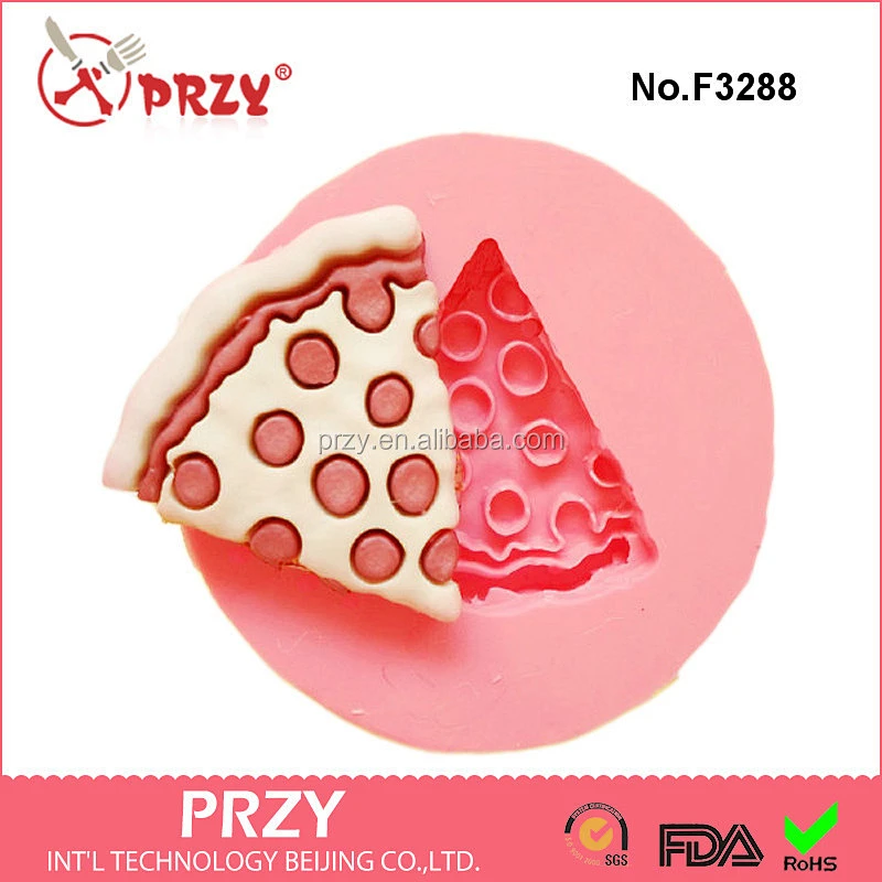 Pizza mold for fondant food grade GOOD silicone mold cake decora mold