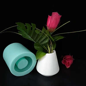 Concrete cement pot creative desktop decoration potted silicone mold