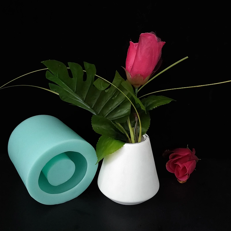 Concrete cement pot creative desktop decoration potted silicone mold