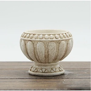 European Style Pot 3d Vase Molds Muti-meat Pot Molds Planter Silica gel Concrete Silicone Mold for Home Decorations