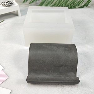 Desktop decoration cement bracket mobile phone holder silicone mold