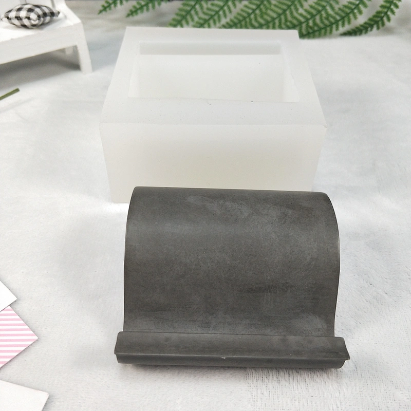 Desktop decoration cement bracket mobile phone holder silicone mold