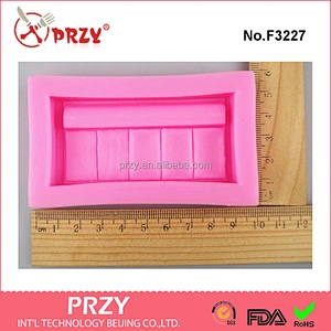 F3227 Powder blush fondant mold, silicone mold, polmer clay mold