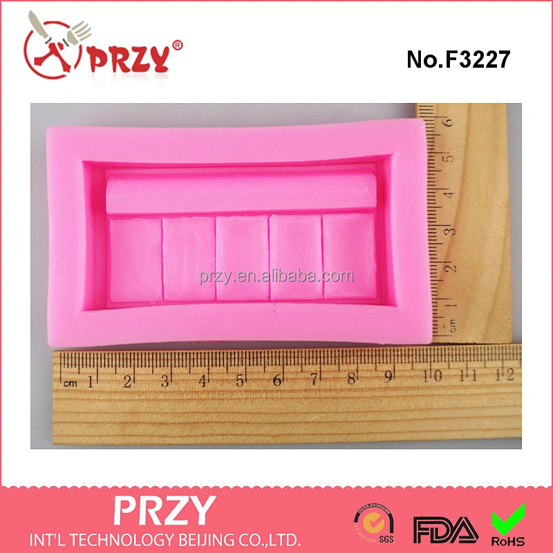 F3227 Powder blush fondant mold, silicone mold, polmer clay mold
